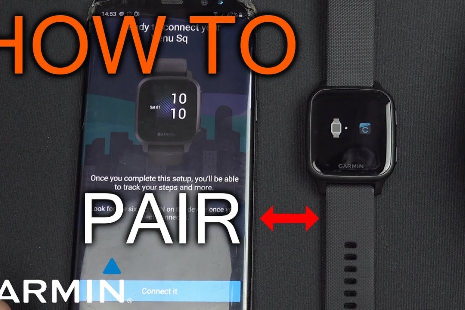 How To Pair Garmin Venu To Phone (Garmin Connect) - Youtube