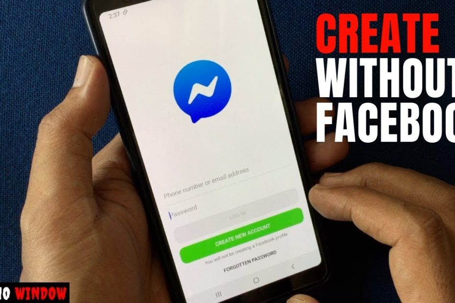 How To Create A Messenger Account Without Facebook - Youtube