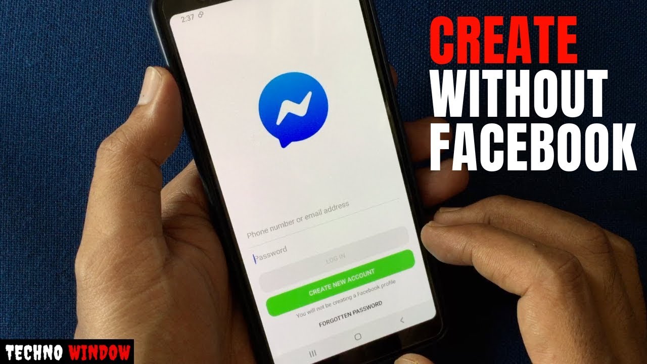 How To Create A Messenger Account Without Facebook - Youtube